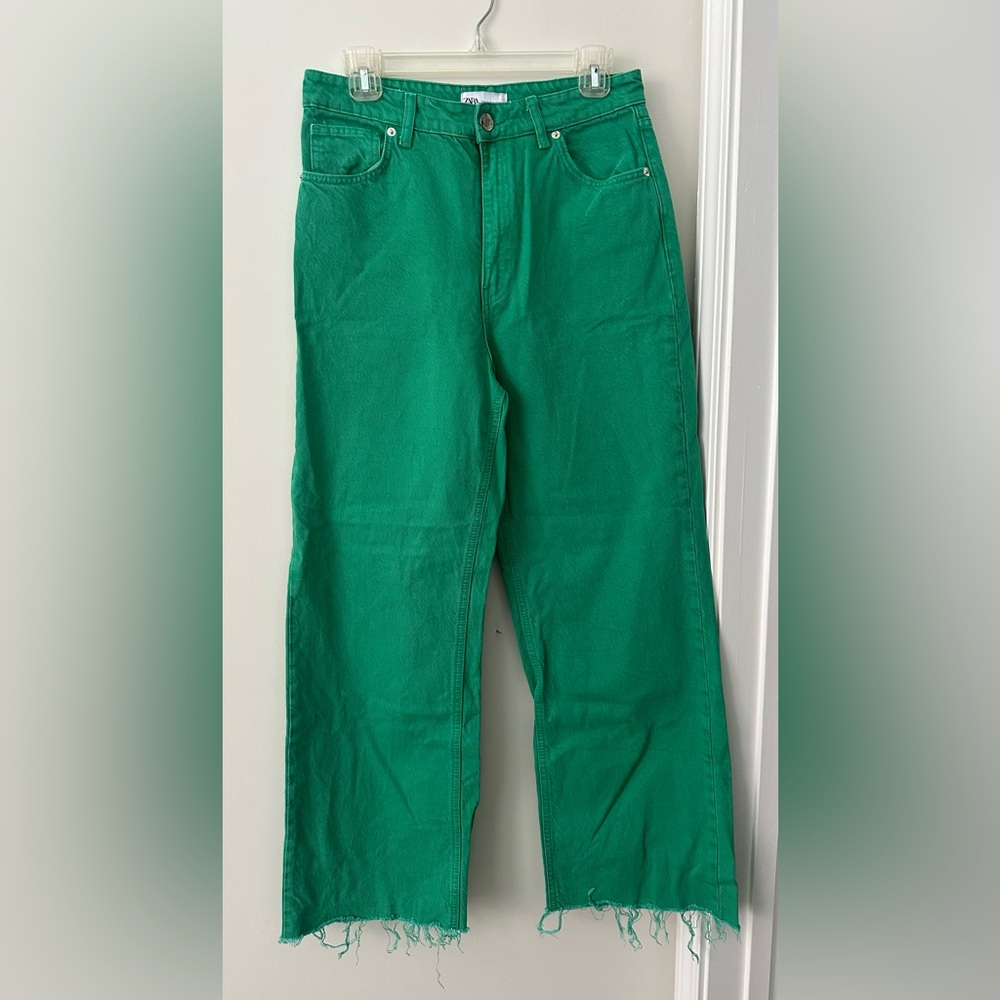 Zara Emerald Green Jeans